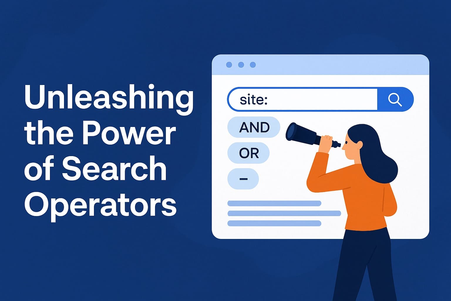 Unleashing the Power of Search Operators