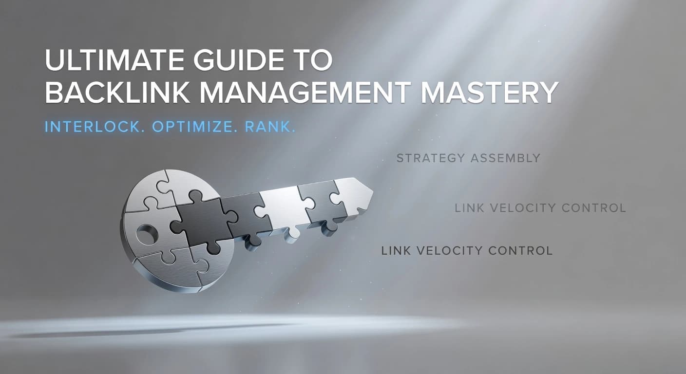 Professional header image for step-by-step guide: Ultimate Guide to Backlink Management Mastery