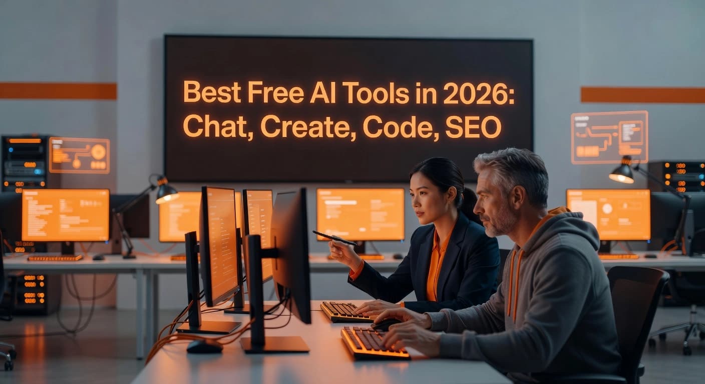 Best Free AI Tools in 2026: Chat, Create, Code, SEO