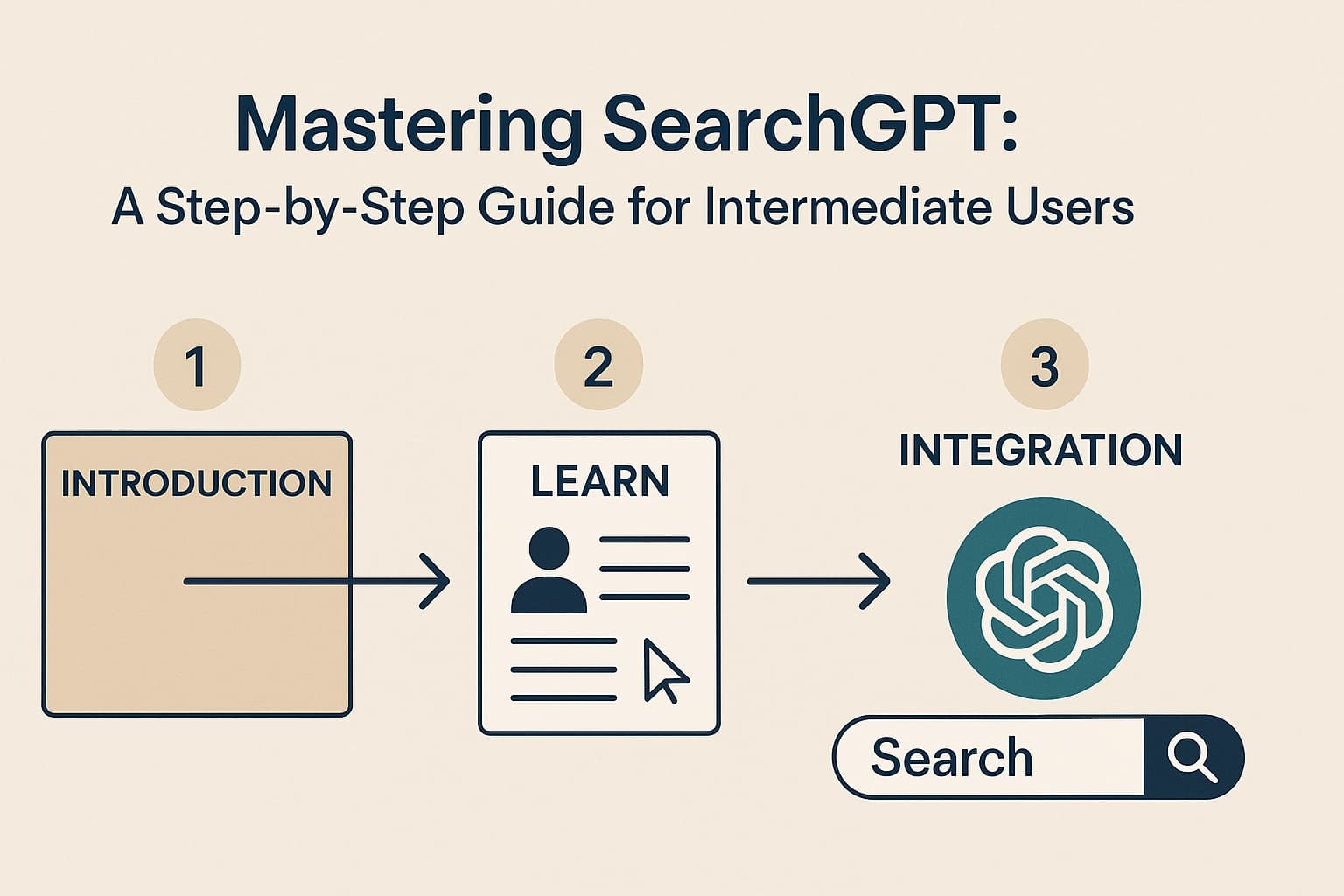 Professional header image for step-by-step guide: Mastering SearchGPT: A Step-by-Step Guide for Intermediat...